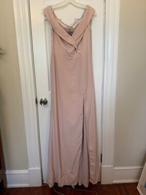 Bella Bridal Cameo Dessy Off-Shoulder Bridesmaid Dress